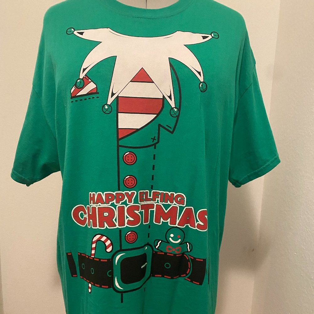 CUTE CRISTMAS ELF T-SHIRT
